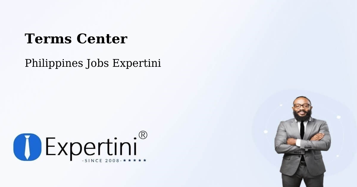 Terms of Service – Quezon - Philippines Jobs Expertini